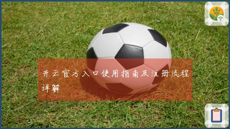 开云官方入口使用指南及注册流程详解